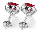 Brincos Coração de Ruby