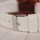 Relógio de Madeira RosaBranca - Exclusivo Bobo Bird