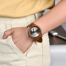 Relógio de Madeira Czuje - Edição Limitada Bobo Bird