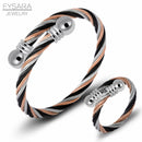 Conjunto Bracelete e Anel Trindade em Aço | VAVAM