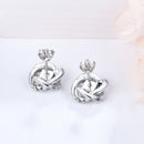 Brincos Verde Moissanita