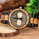 Relógio de Madeira Naturie - Leve como Ar Bobo Bird