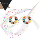 Brincos Elegantes Multicolor