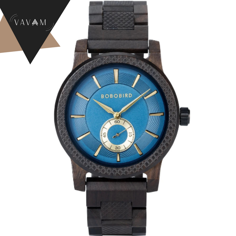 Coleção Destak Relógios de Madeira - Edição Limitada Bobo Bird