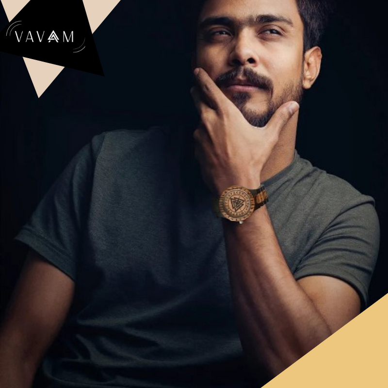 Relógio de Madeira Ragnar&Bjorn - Coleção Nova Bobo Bird