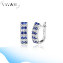 Brincos Sapphire Blur