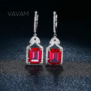 Brincos Gota Rubi Majestade ! Edição 2025