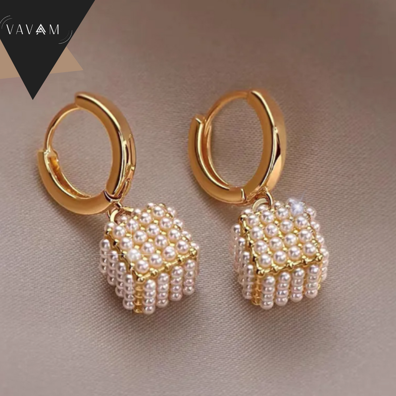 Brinco Cubico Perolado Premium