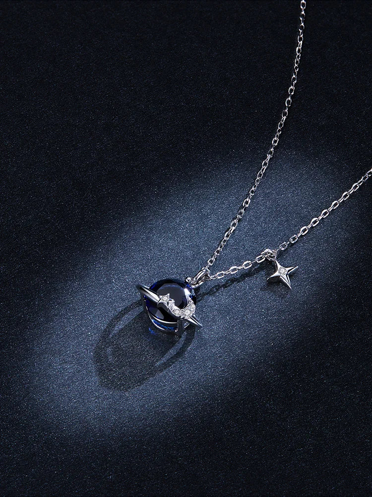 Colar Exclusivo Blue Planet, Edição Cosmos