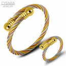 Conjunto Bracelete e Anel Trindade em Aço | VAVAM