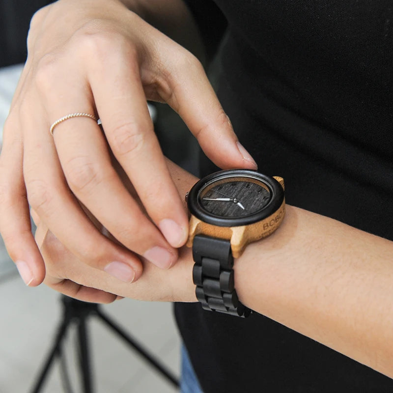 Relógio de Madeira Soberana - Luxúria Bobo Bird