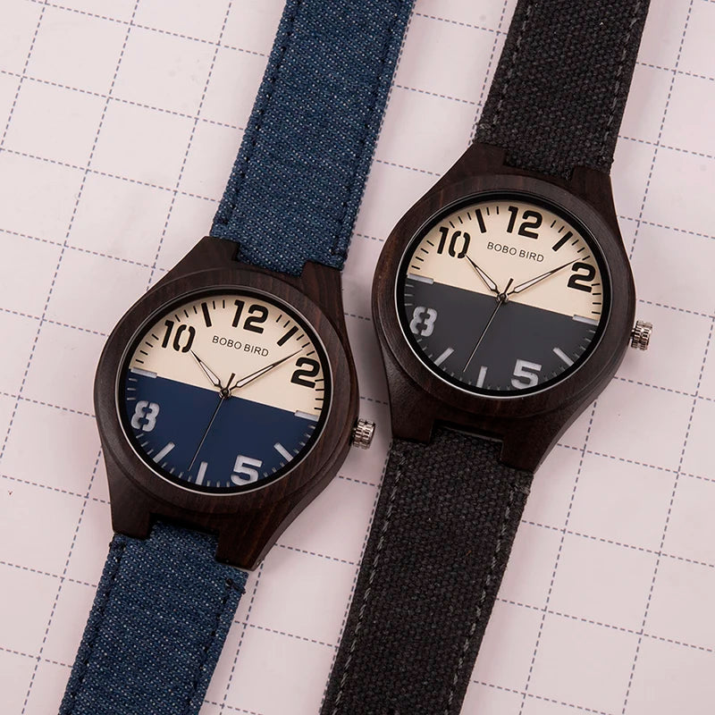 Relógio de Madeira Duo&Dua - Modelo Feminino Exclusivo Bobo Bird