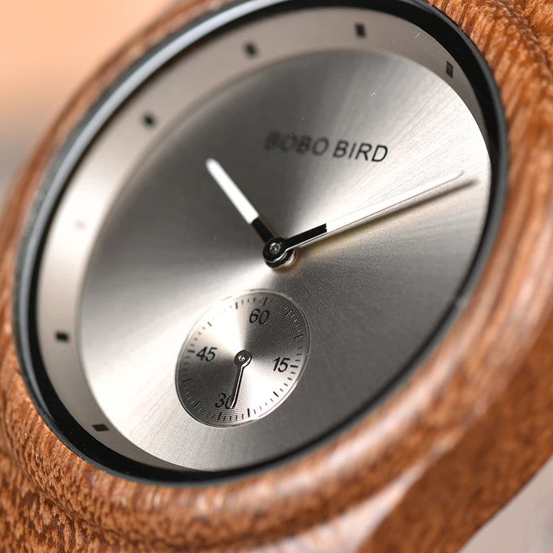 Relógio de Madeira Czuje - Edição Limitada Bobo Bird