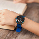 Relógio de Madeira RosaBranca - Exclusivo Bobo Bird