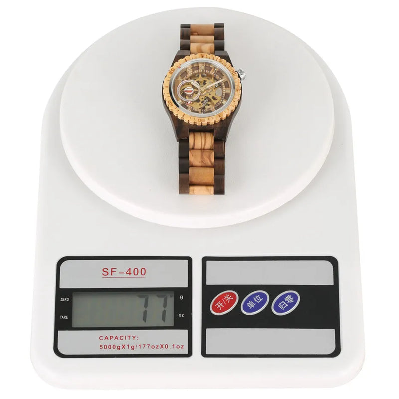 Relógios de Madeira Romanus Luxurie - Exclusivo Bobo Bird