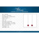 Brincos Cereja Vermelha