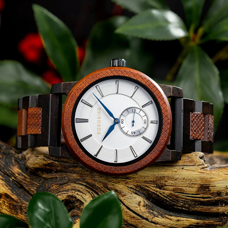 Coleção Destak Relógios de Madeira - Edição Limitada Bobo Bird