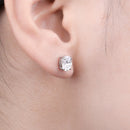 Brincos Safira Neve Prata 925