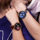 Relógio de Madeira Double Blueyes - Exclusivo em Dois Tempos Bobo Bird