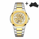 Hollow Out Men's Mechanical Wrist Watches Skeleton Design Luxury Full Automatic Man Watch relogio