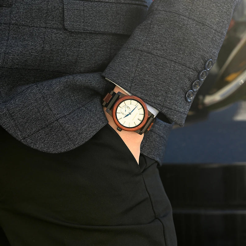 Coleção Destak Relógios de Madeira - Edição Limitada Bobo Bird