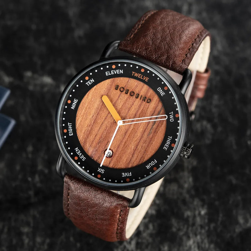 Coleção Relógio de Madeira Hamza - Exclusive Bobo Bird