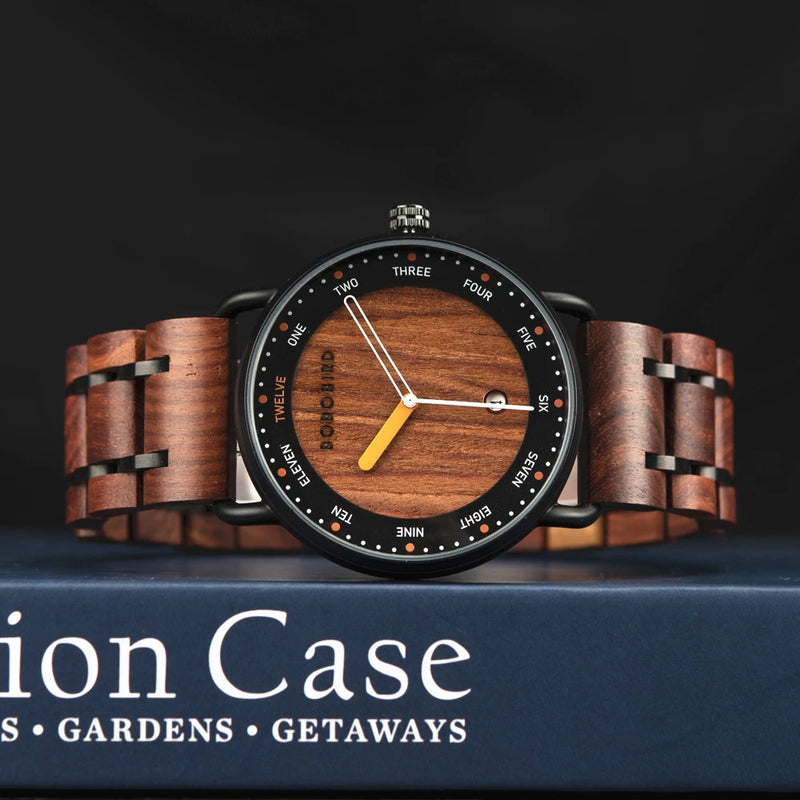 Coleção Relógio de Madeira Hamza - Exclusive Bobo Bird