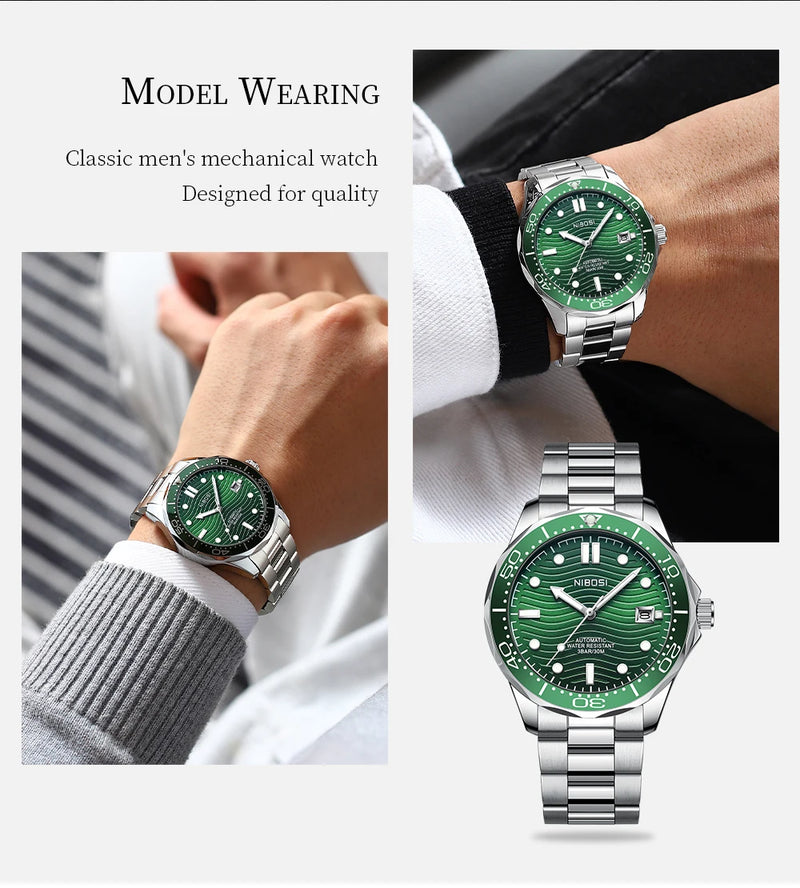 NIBOSI Vavam Amazon Edição Especial para Homem, Veja Riqueza