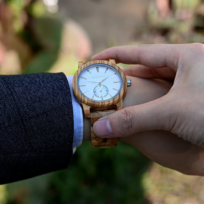 Coleção Destak Relógios de Madeira - Edição Limitada Bobo Bird