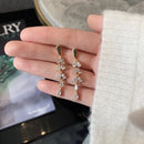 Brinco Folhas Zirconia de Ouro - 2024!