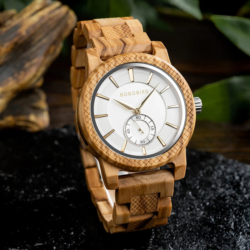 Coleção Destak Relógios de Madeira - Edição Limitada Bobo Bird