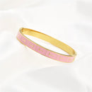 Braceletes Rosa Esmaltado Monaco | VAVAM