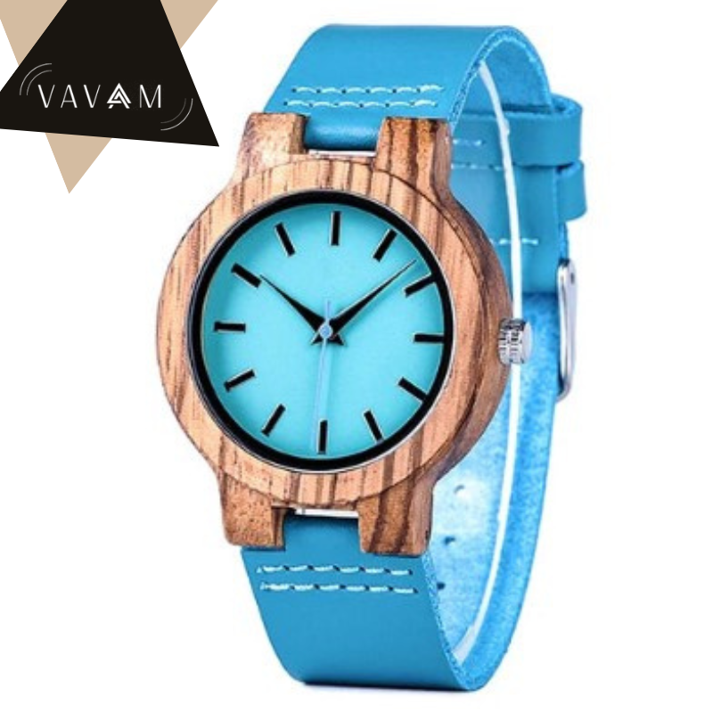 Relógio de Madeira BravaMar ™ - Unissex Casal